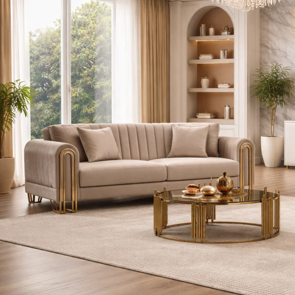 Marseille Sofa Bed Set with Storage