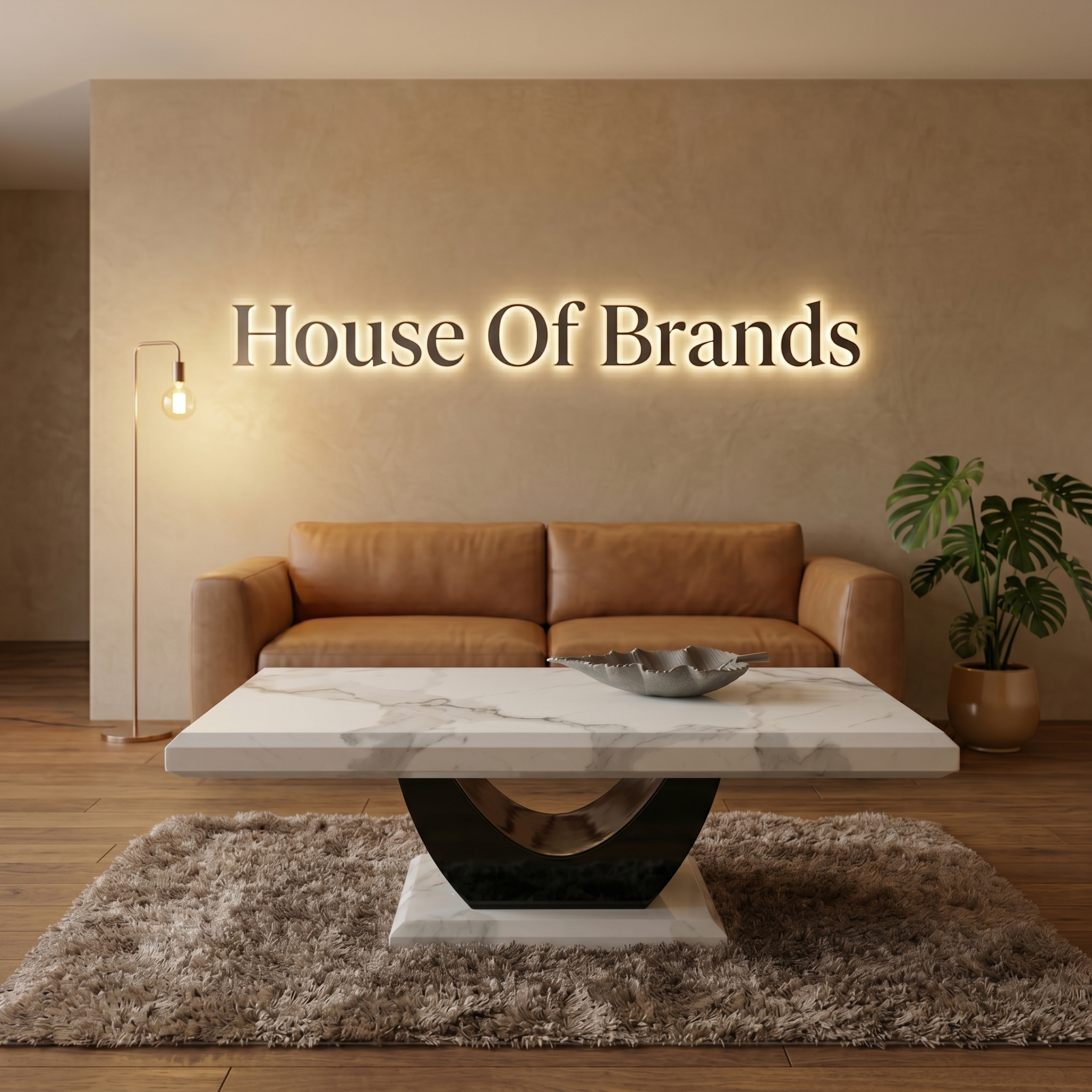 Mondo White Marble Coffee Table