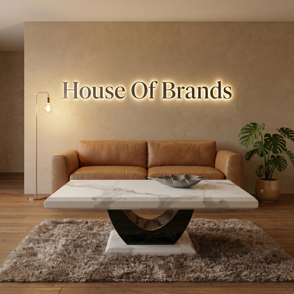 Mondo White Marble Coffee Table