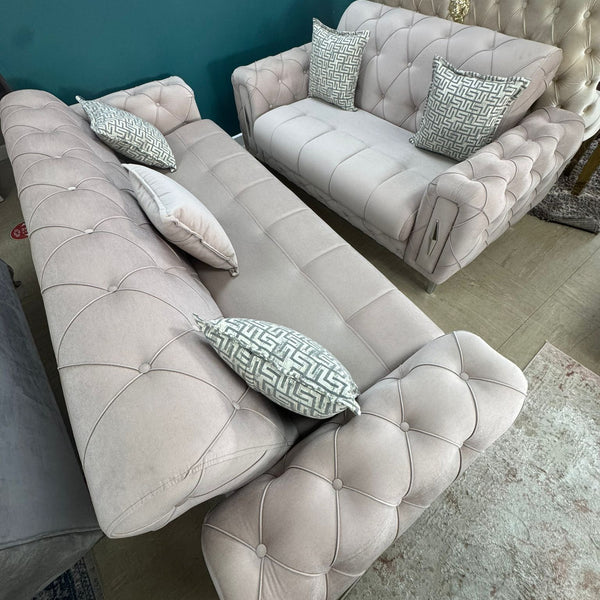 3 + 2 Imperial Mink sofa bed set with delivery