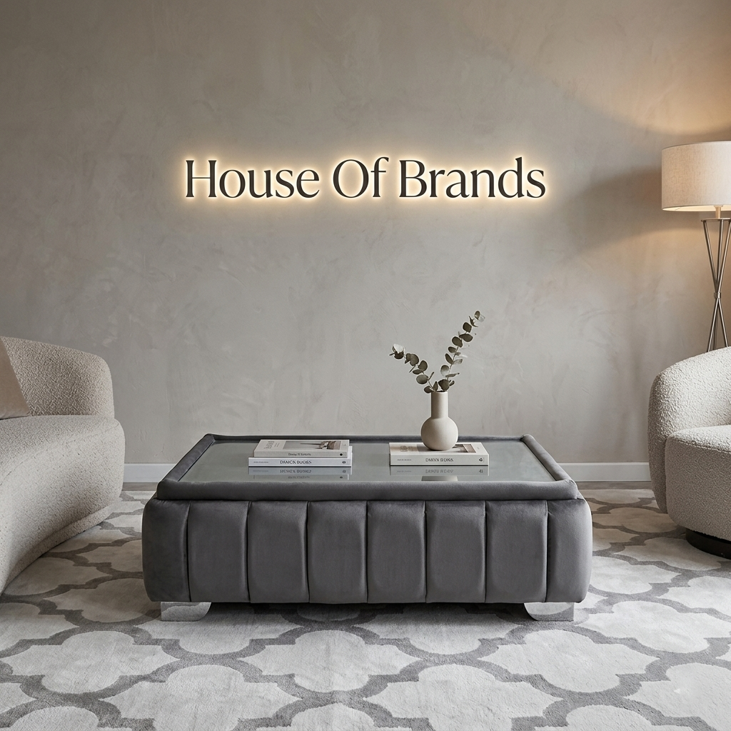 Panelled Rectangular Coffee Table