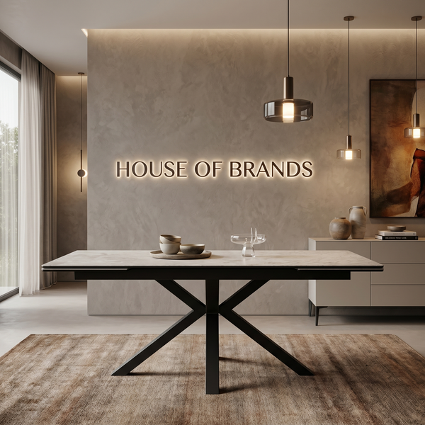 120cm Phoenix Grey Extendable Ceramic Dining Table
