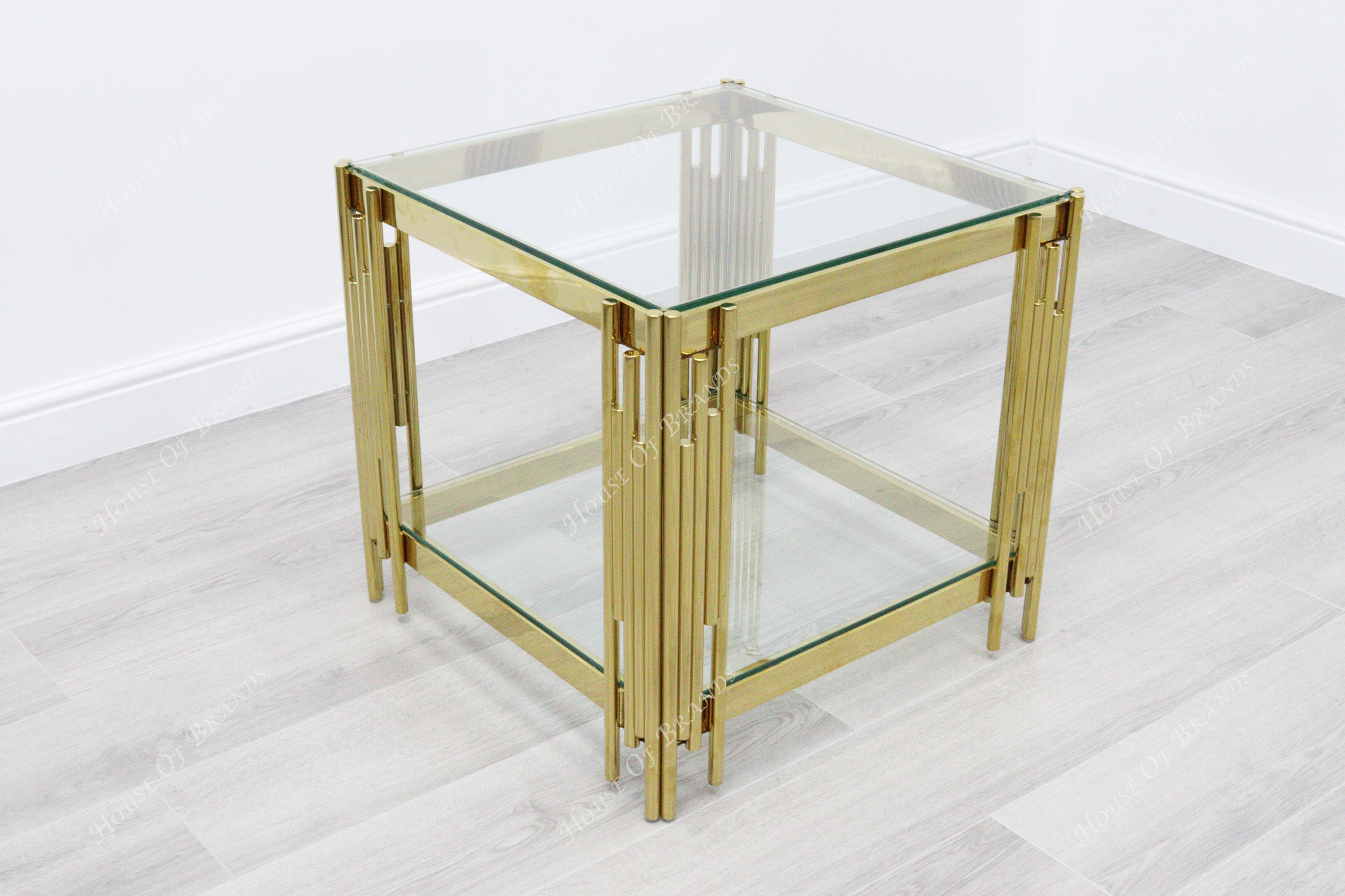Prague Gold End Table