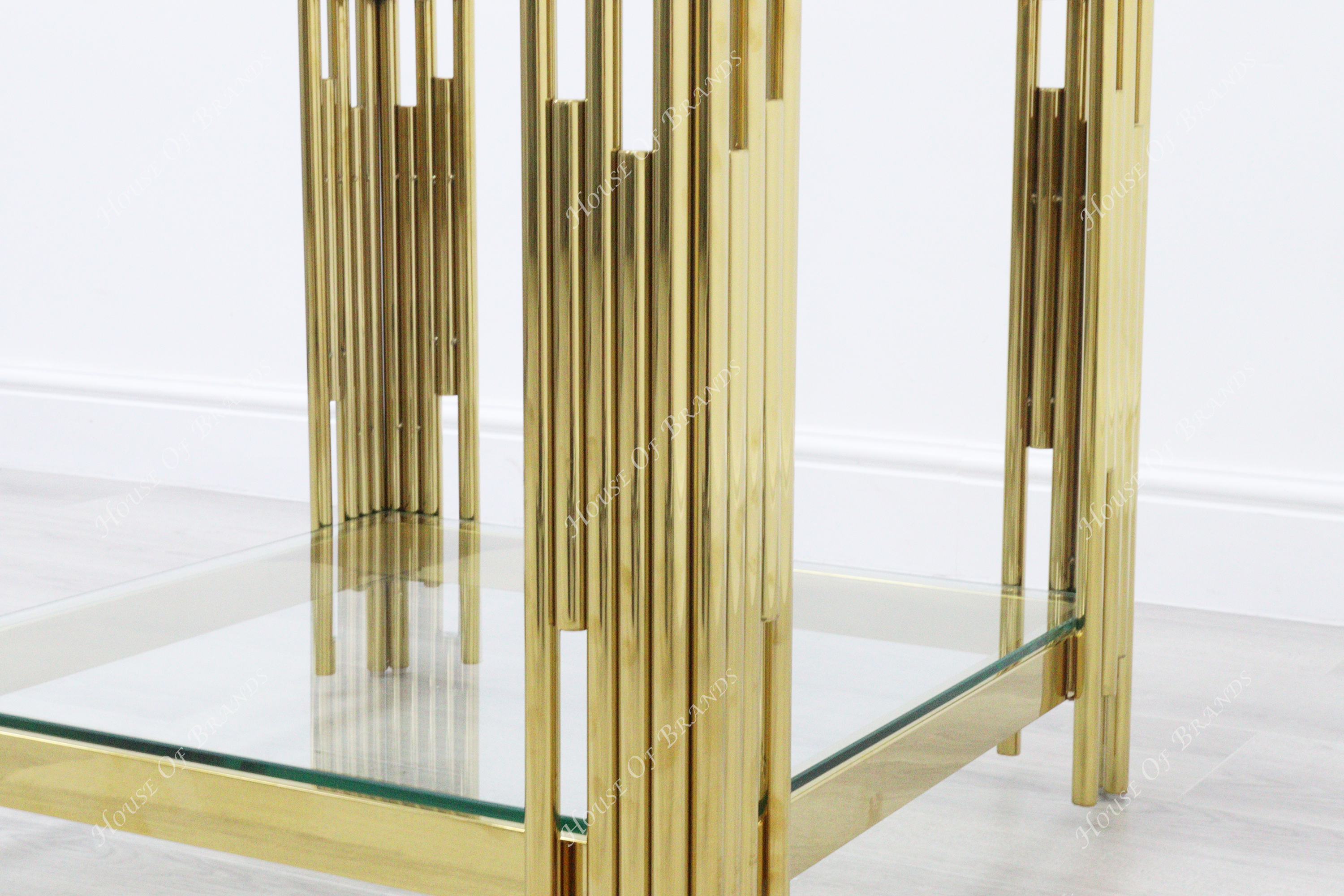 Prague Gold End Table