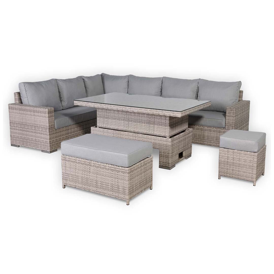 Verona Luxe Large Corner Rising Dining Set