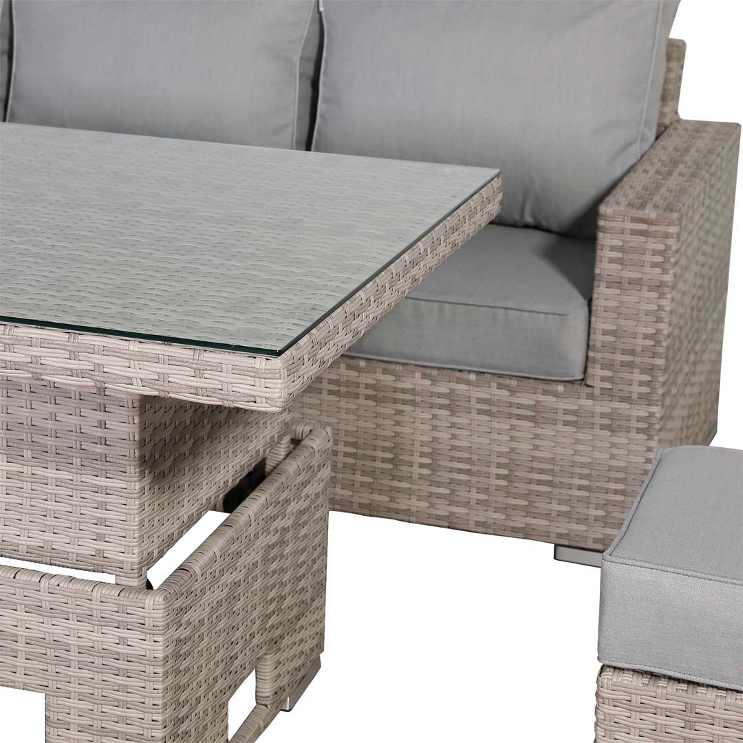 Verona Luxe Large Corner Rising Dining Set