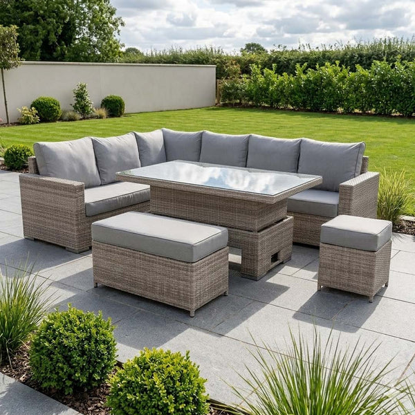 Verona Luxe Large Corner Rising Dining Set