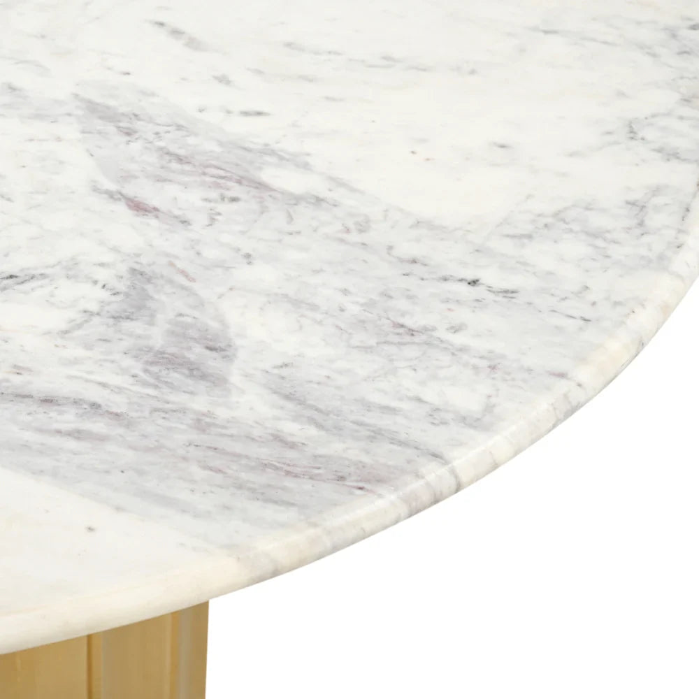 RV Astley Zitelle Round Marble Dining Table