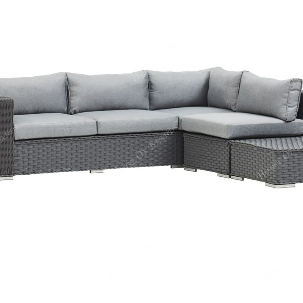 Rattan Chaise End Corner Sofa