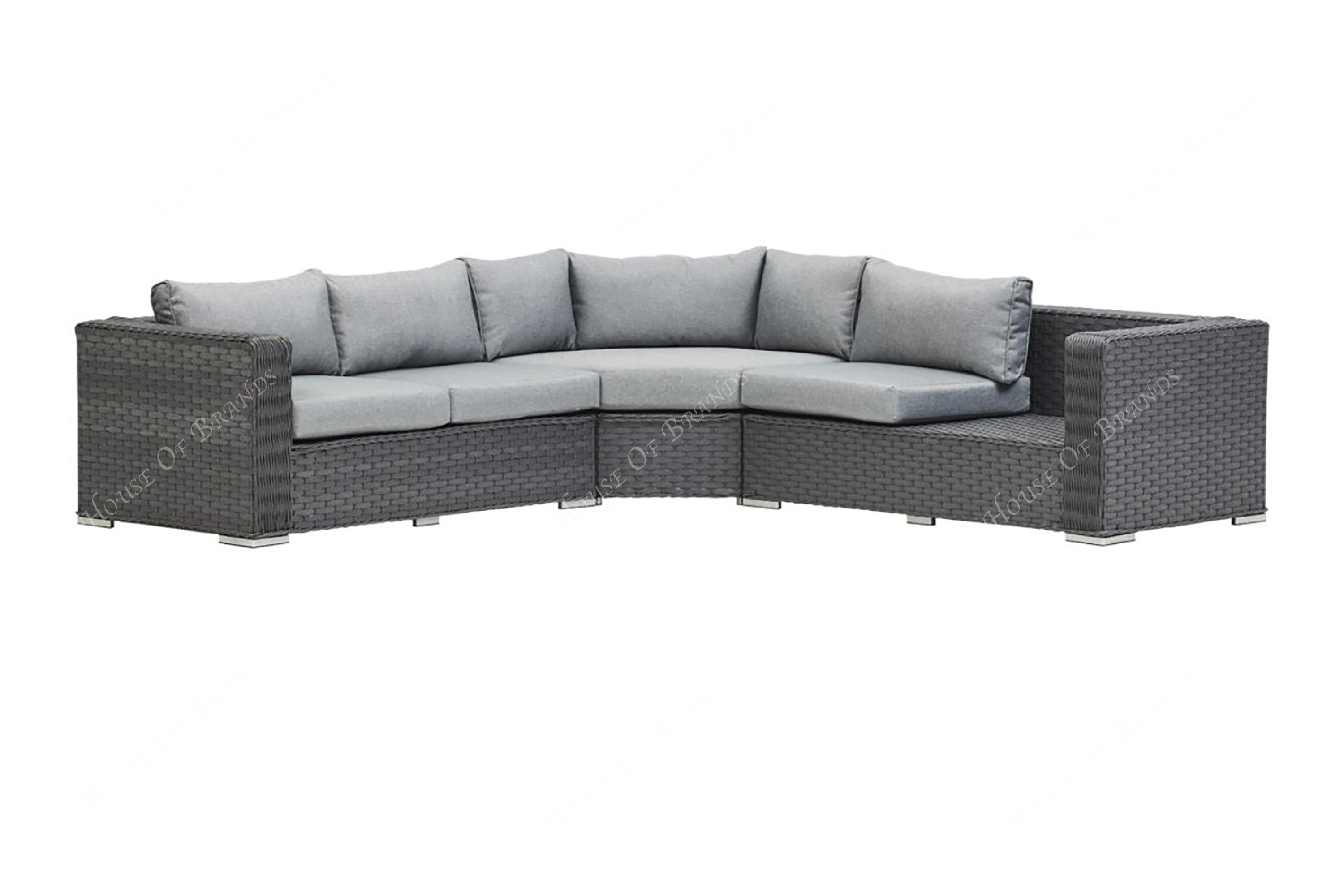 Rattan Garden Corner Sofa