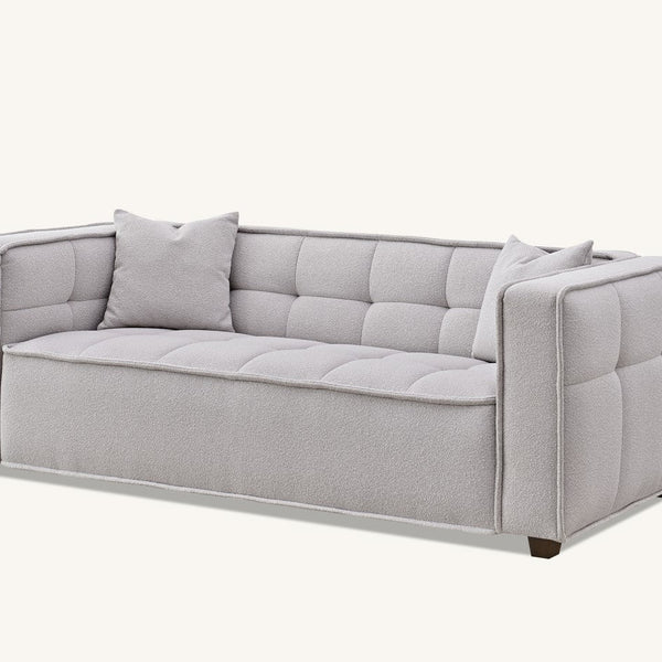3 Seater Aluxo Murray Sofa Range in Putty Boucle Fabric