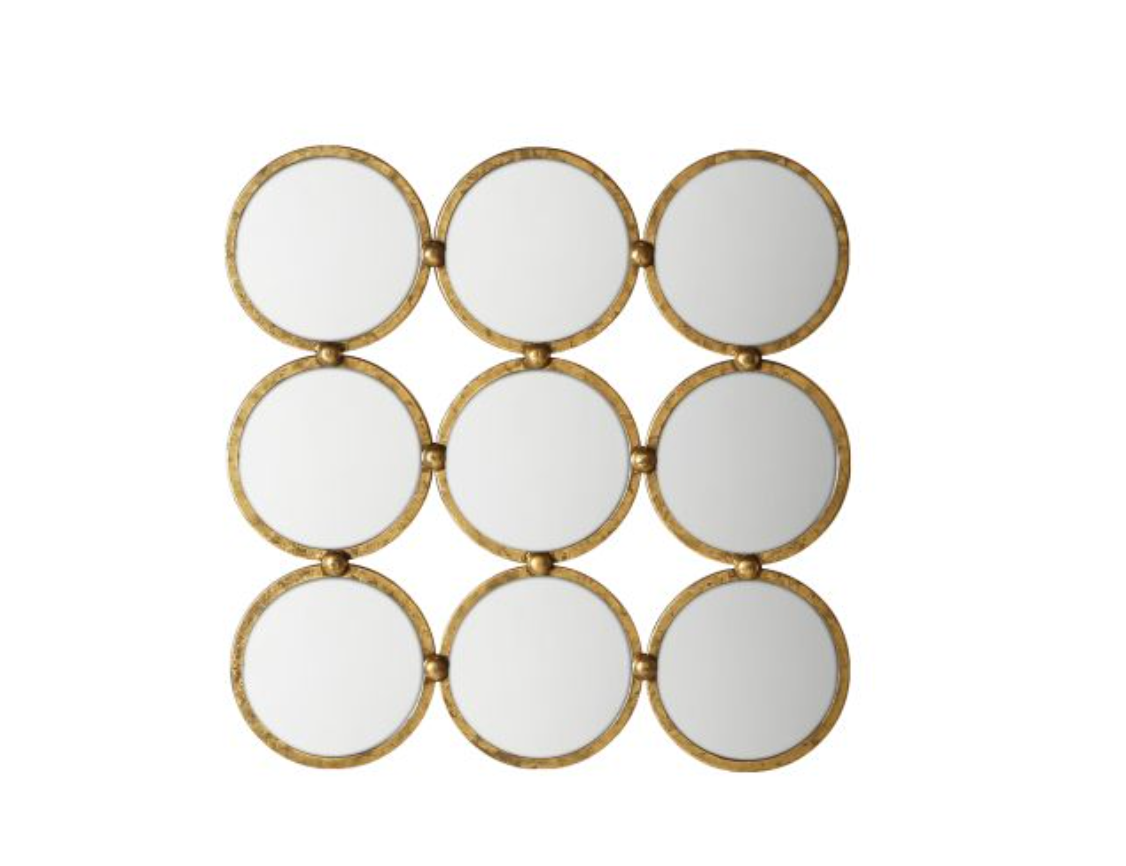 Bradbury Mirror Antique Gold Leaf