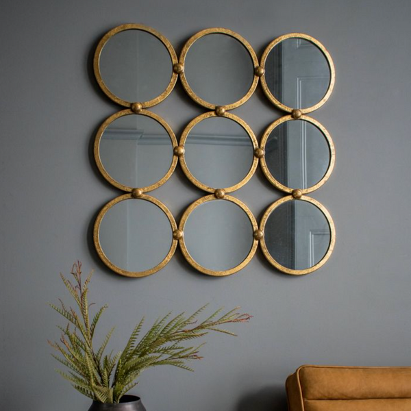 Bradbury Mirror Antique Gold Leaf