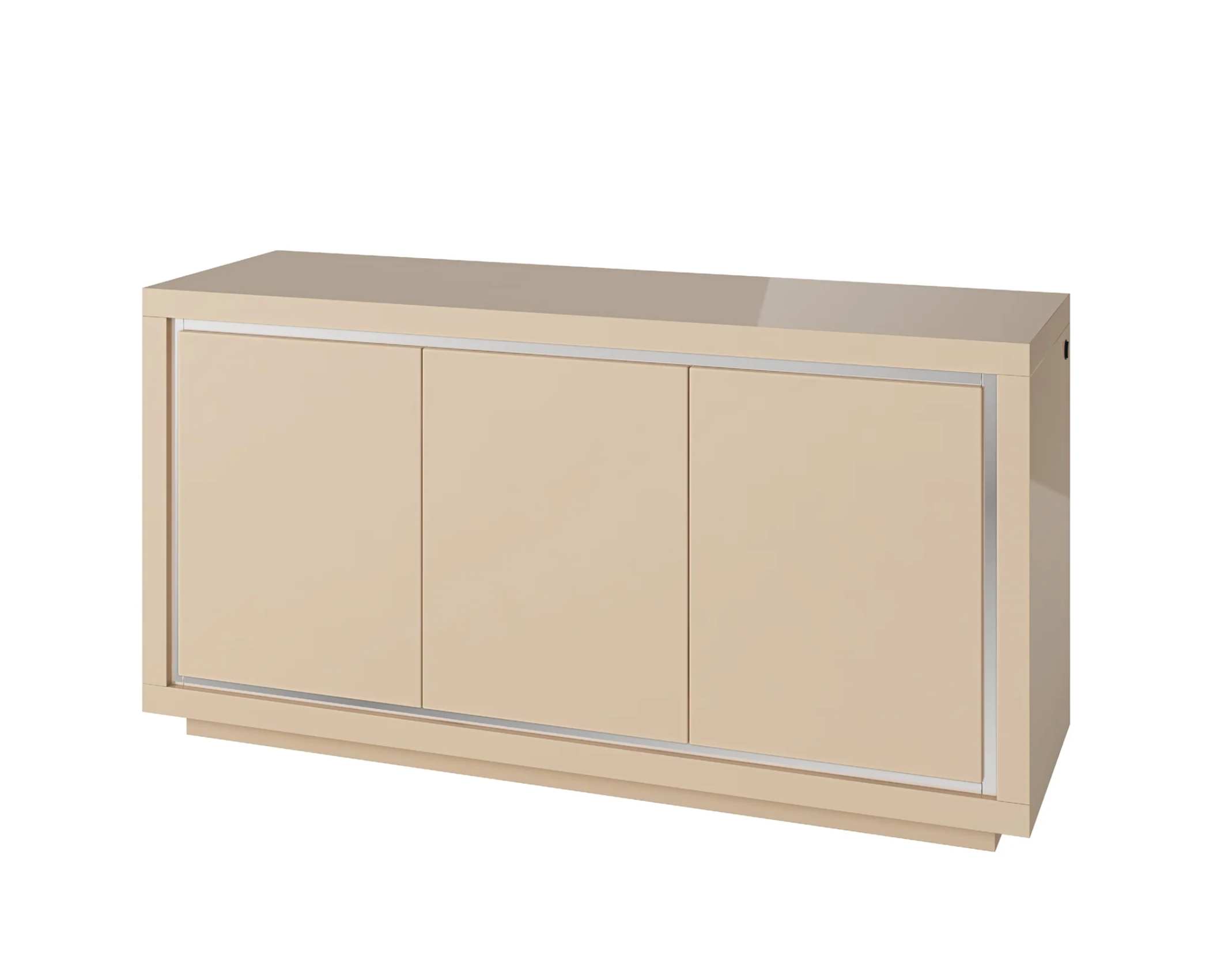 Stockholm 3 Door LED High Gloss Sideboard