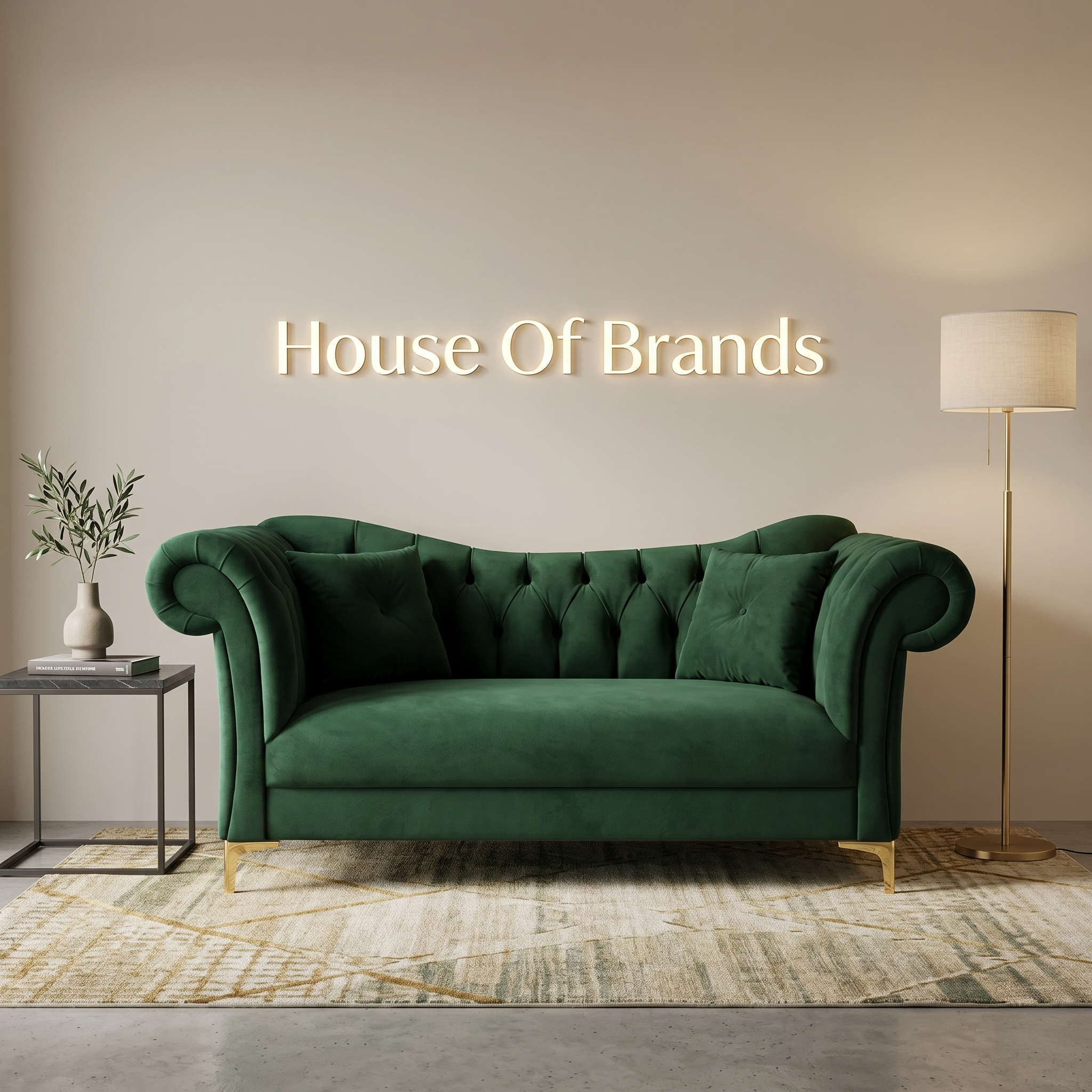 Serena Velvet Sofa