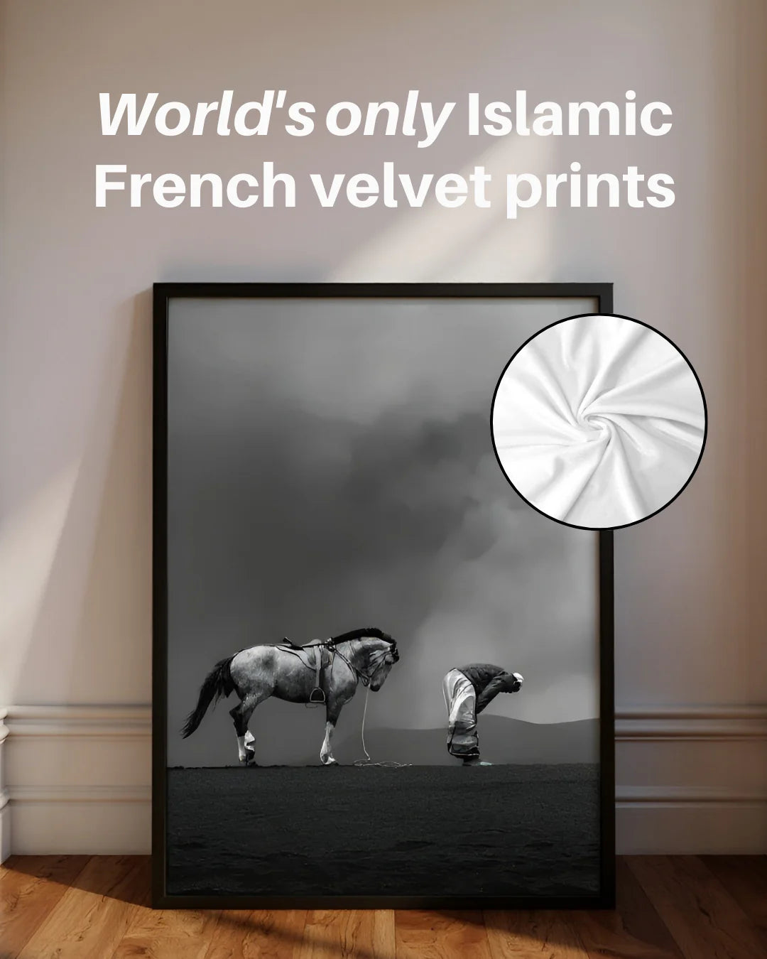 Shukr, Dua, Sabr - Grey Golden Marble Set of 3