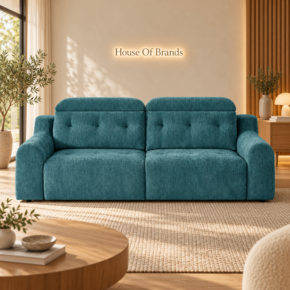Harrison Teal Electric Sofa Bed