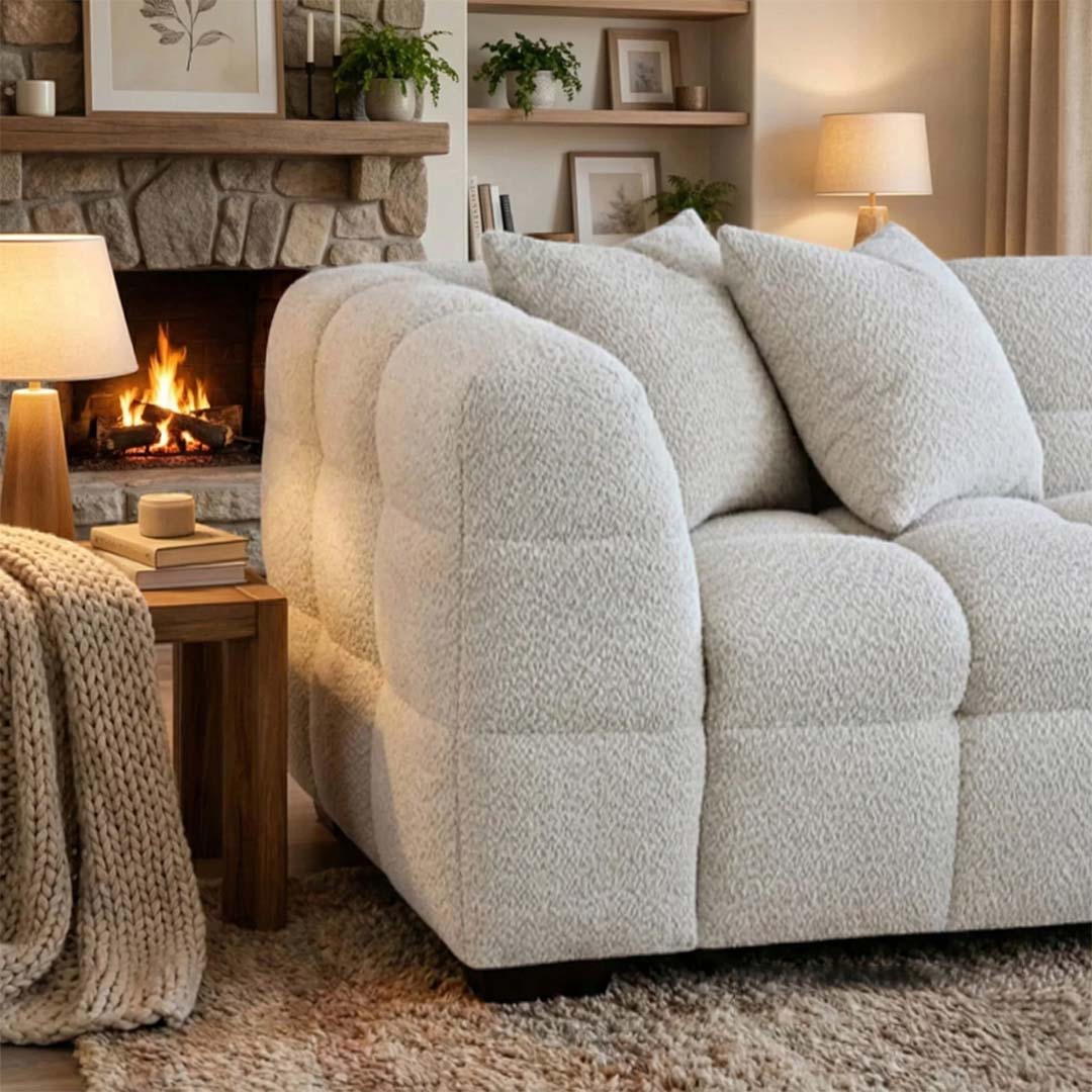Tribeca Bubble Bouclé Corner Sofa