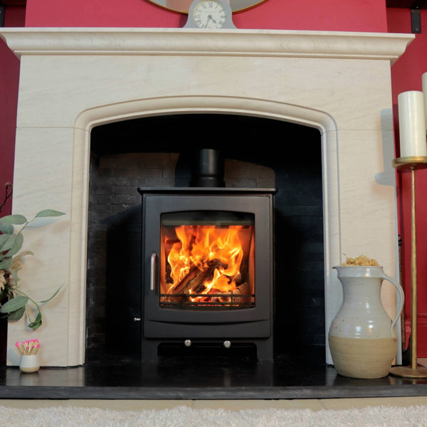 Turing 5X 5kW EcoDesign Multi-Fuel & Wood Burning Stove – A+ Efficiency, DEFRA Approved