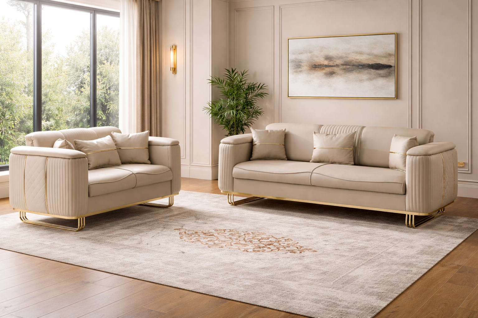 Victoria 3+2 Sofa Set with Storage