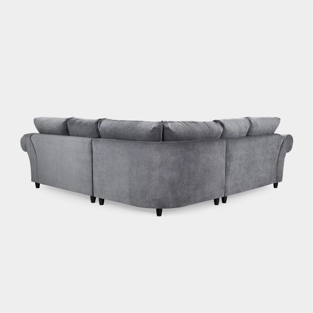 Windsor Fullback Large Corner Sofa in Grey
