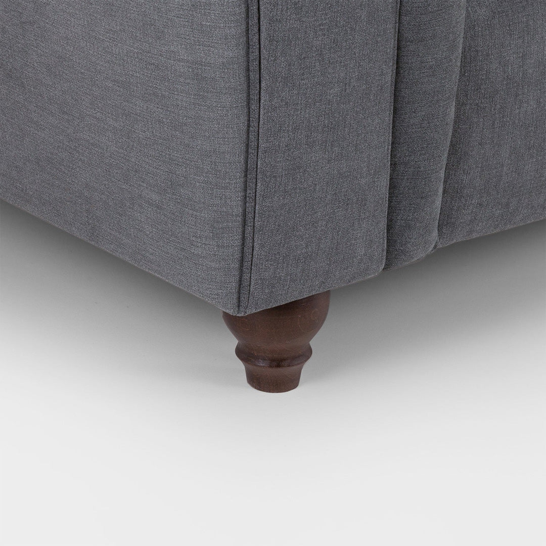 Windsor Fullback Large Corner Sofa in Grey