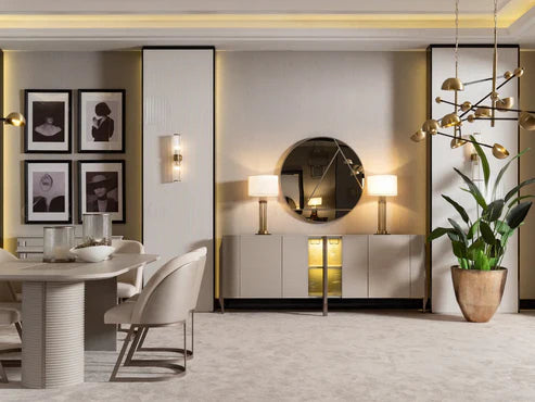 Leora Sideboard: Modern Elegance with Ample Storage