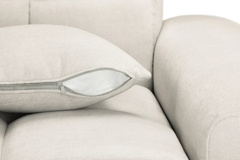 Bubble Beige Bouclé Fabric Left Hand Corner Cloud Sofa