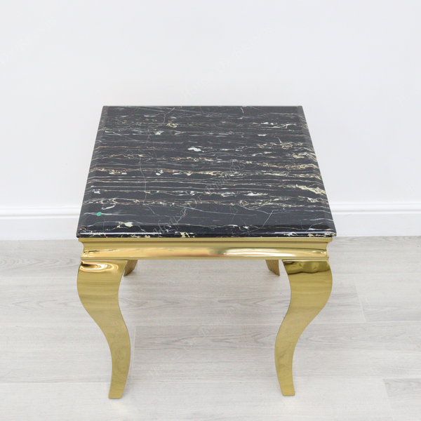 Gold Rome Marble Side Table