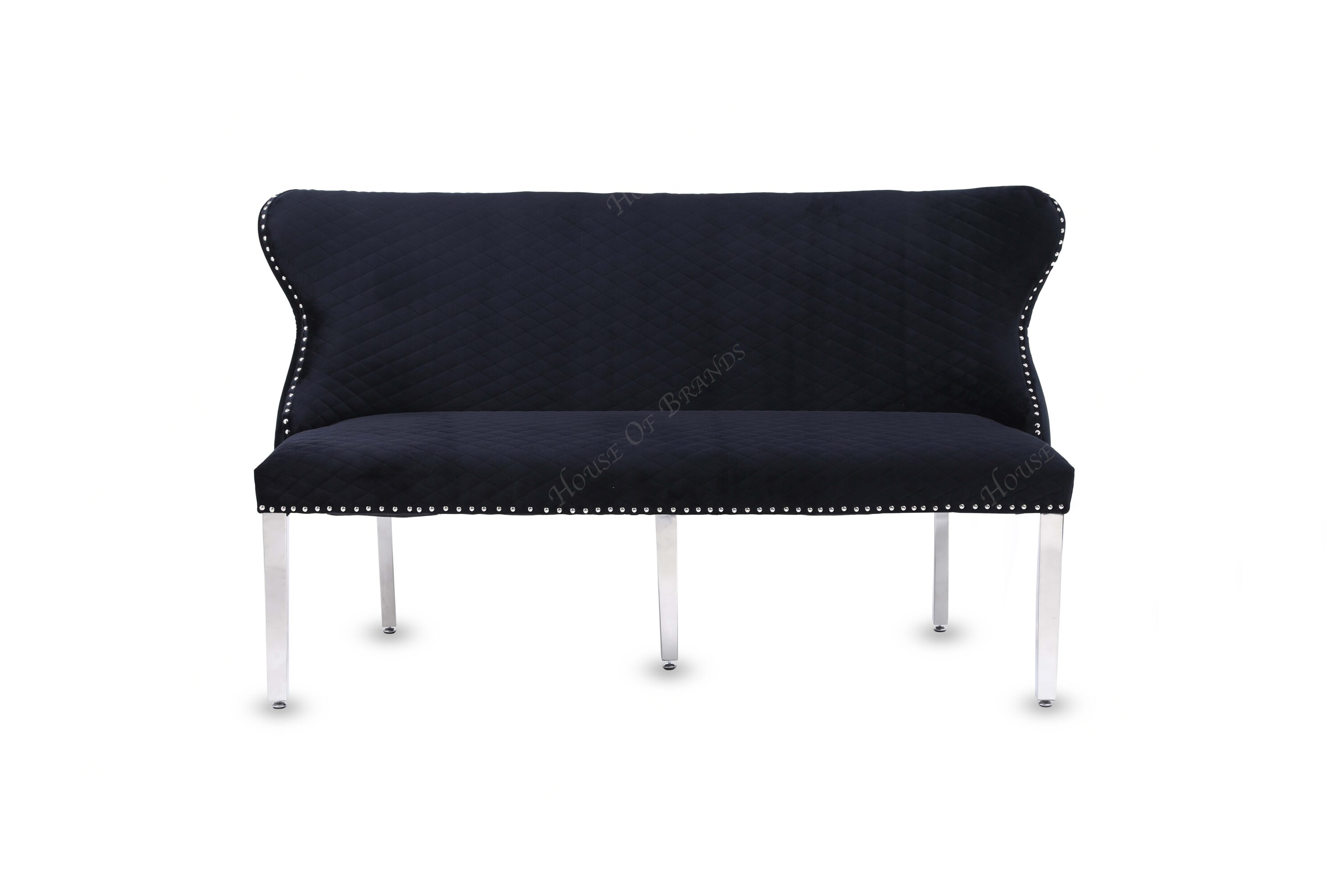 Black Valentino Bench