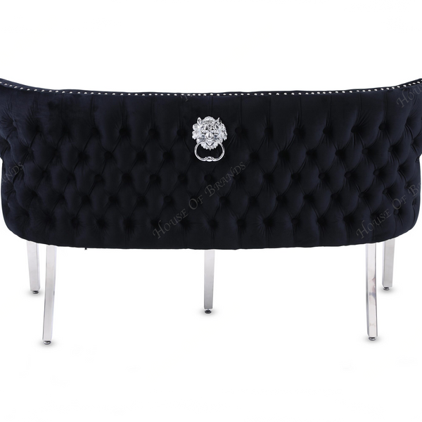 Black Valentino Bench