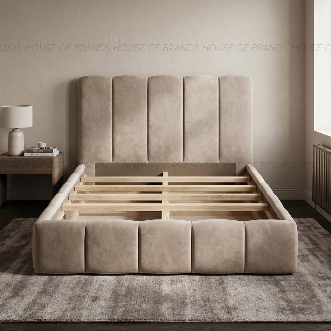 Cloud Tufted Upholstered Bed Frame