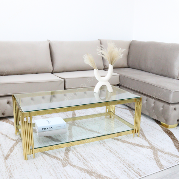 Anastasia L Shape Sofa Fully Upholstered