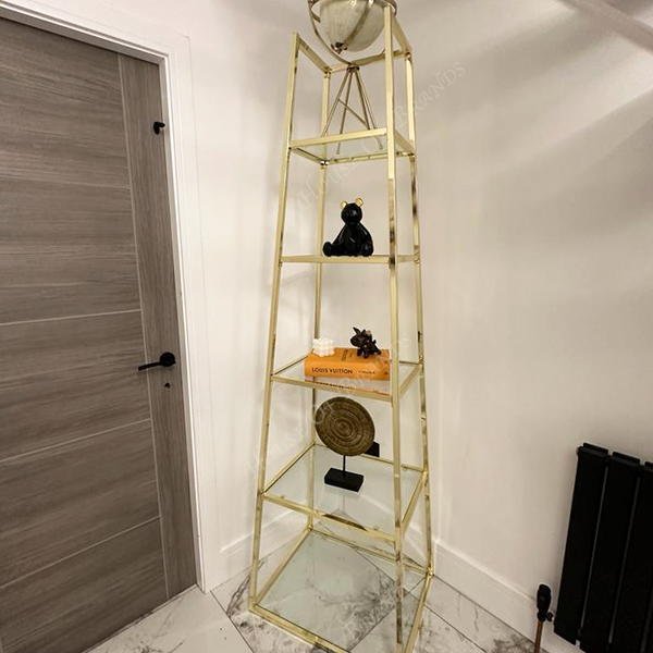 5 Tier Gold Stand