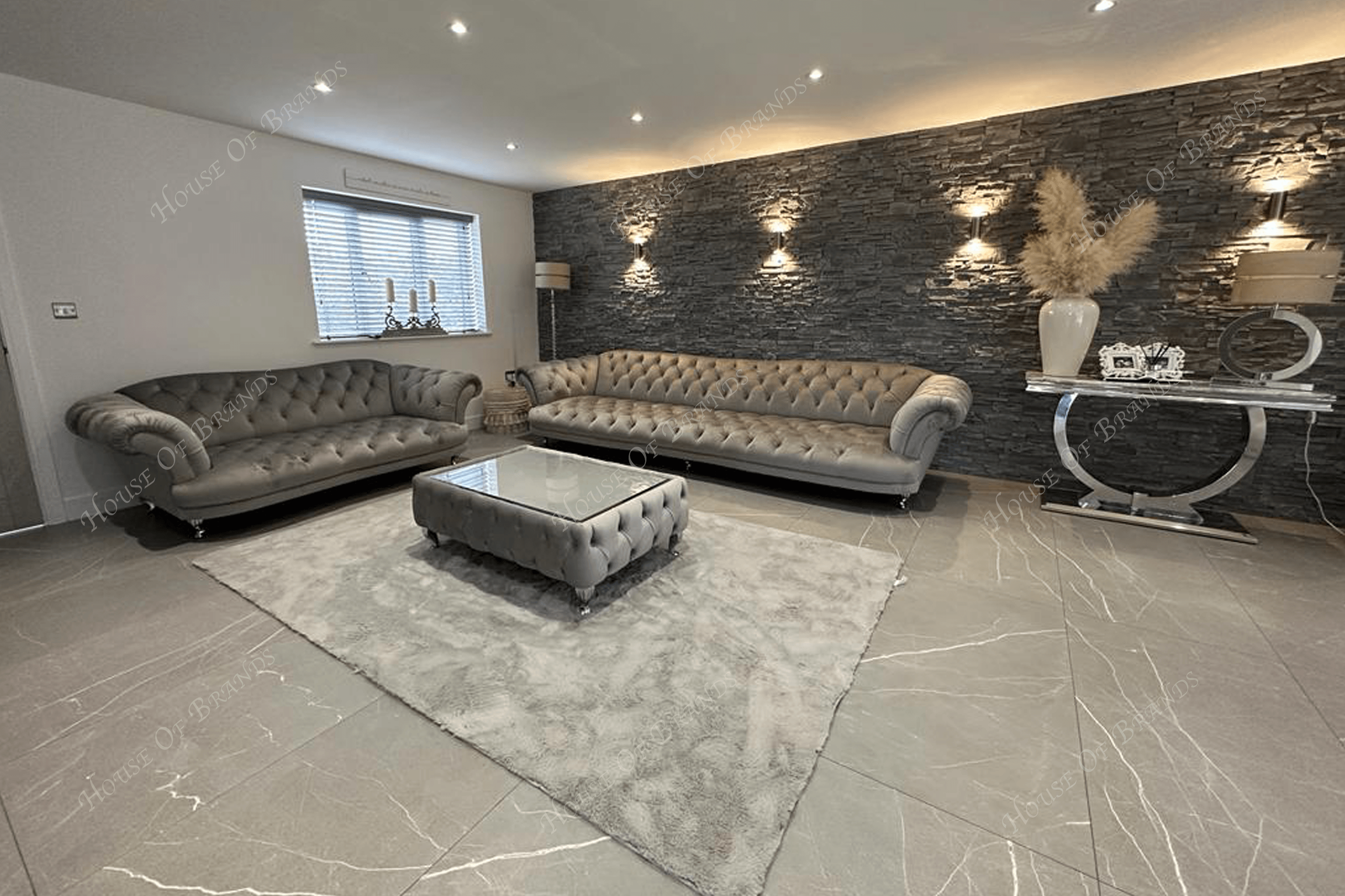 Austin Velvet Sofa - House Of Brands