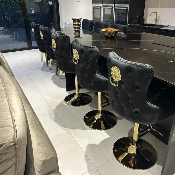Black Victoria Barstool