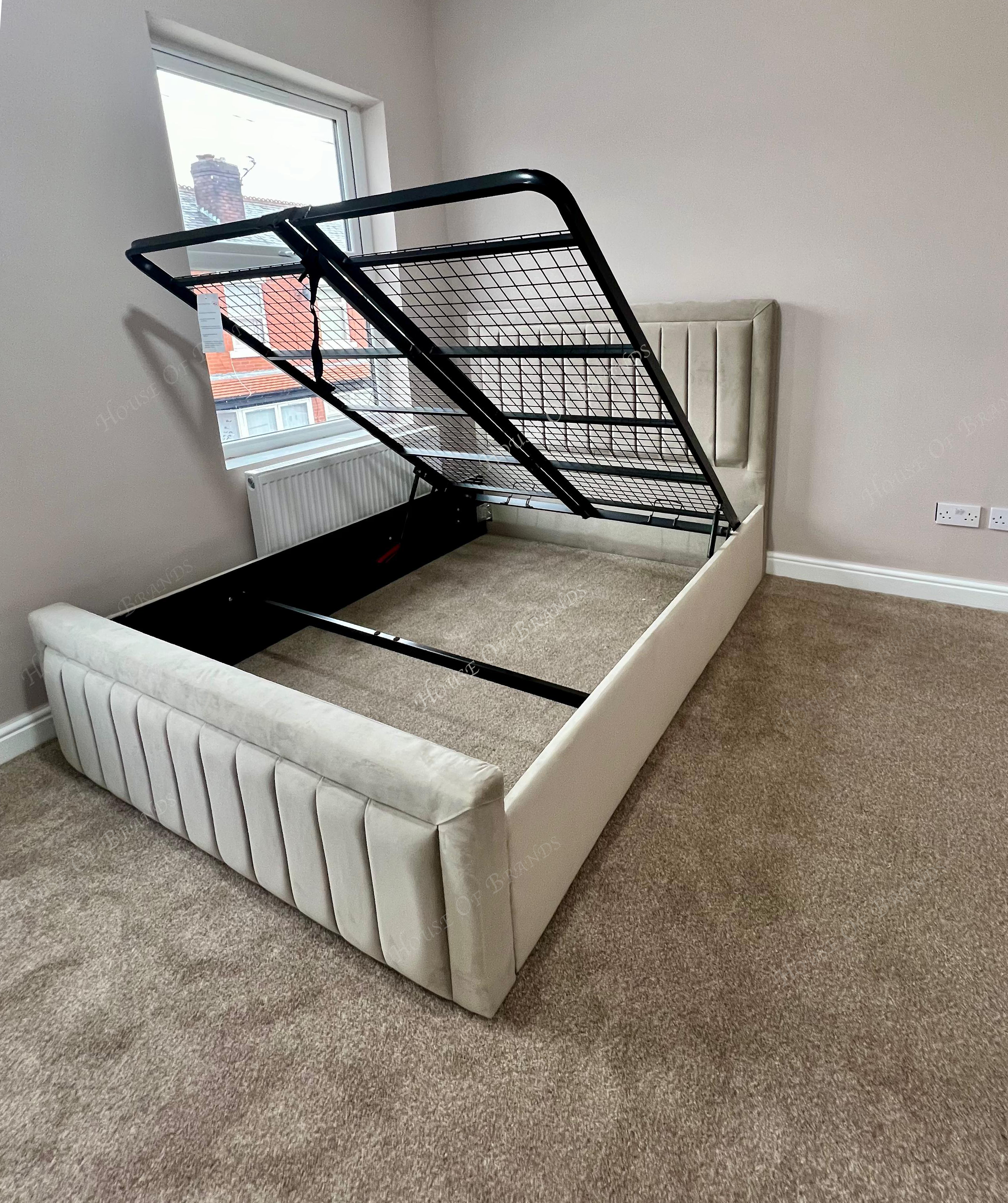 California Ottoman Storage Bed
