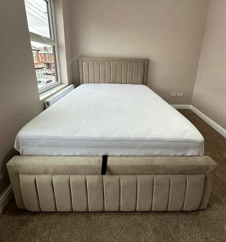 California Ottoman Storage Bed