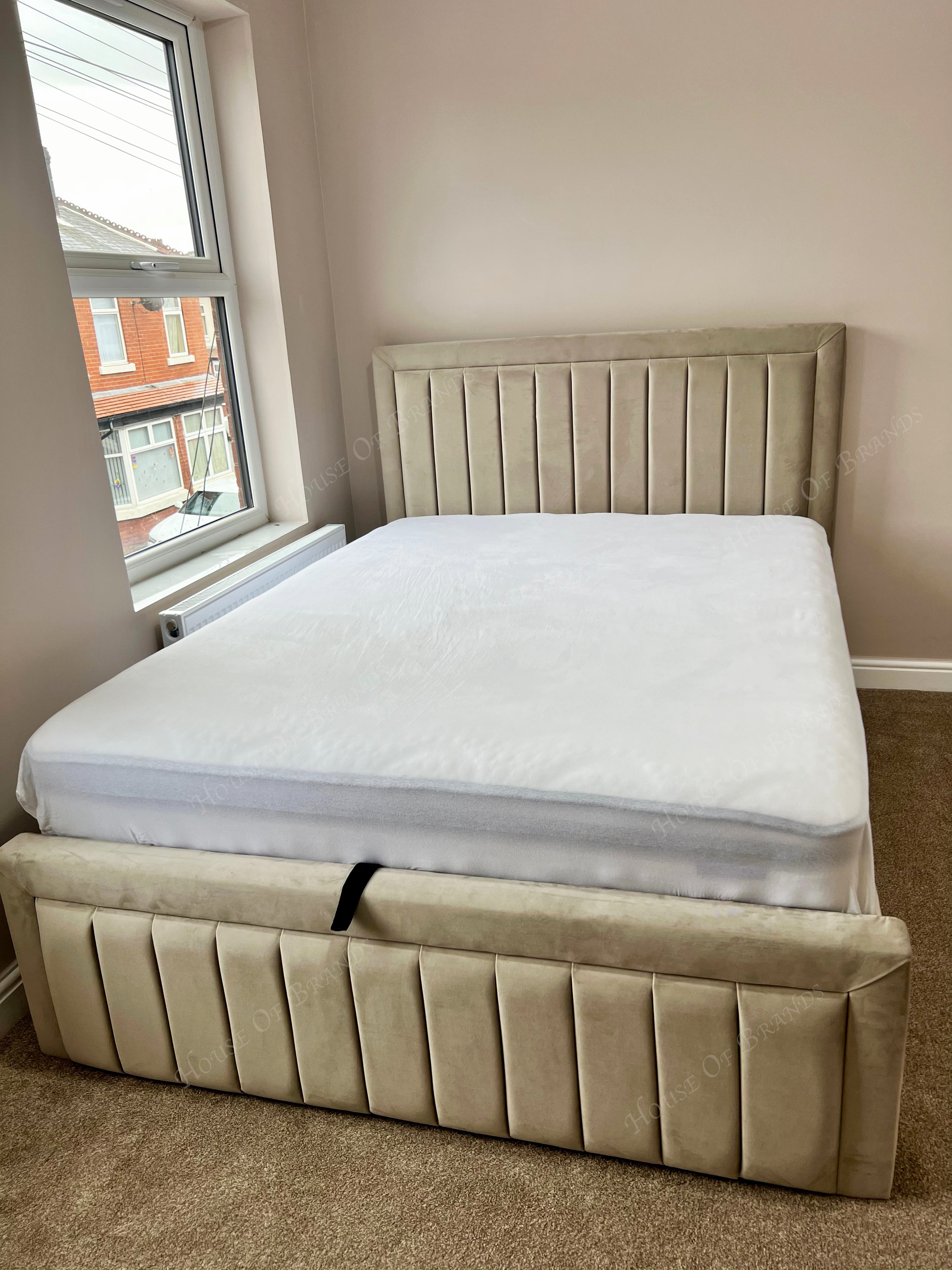 California Ottoman Storage Bed