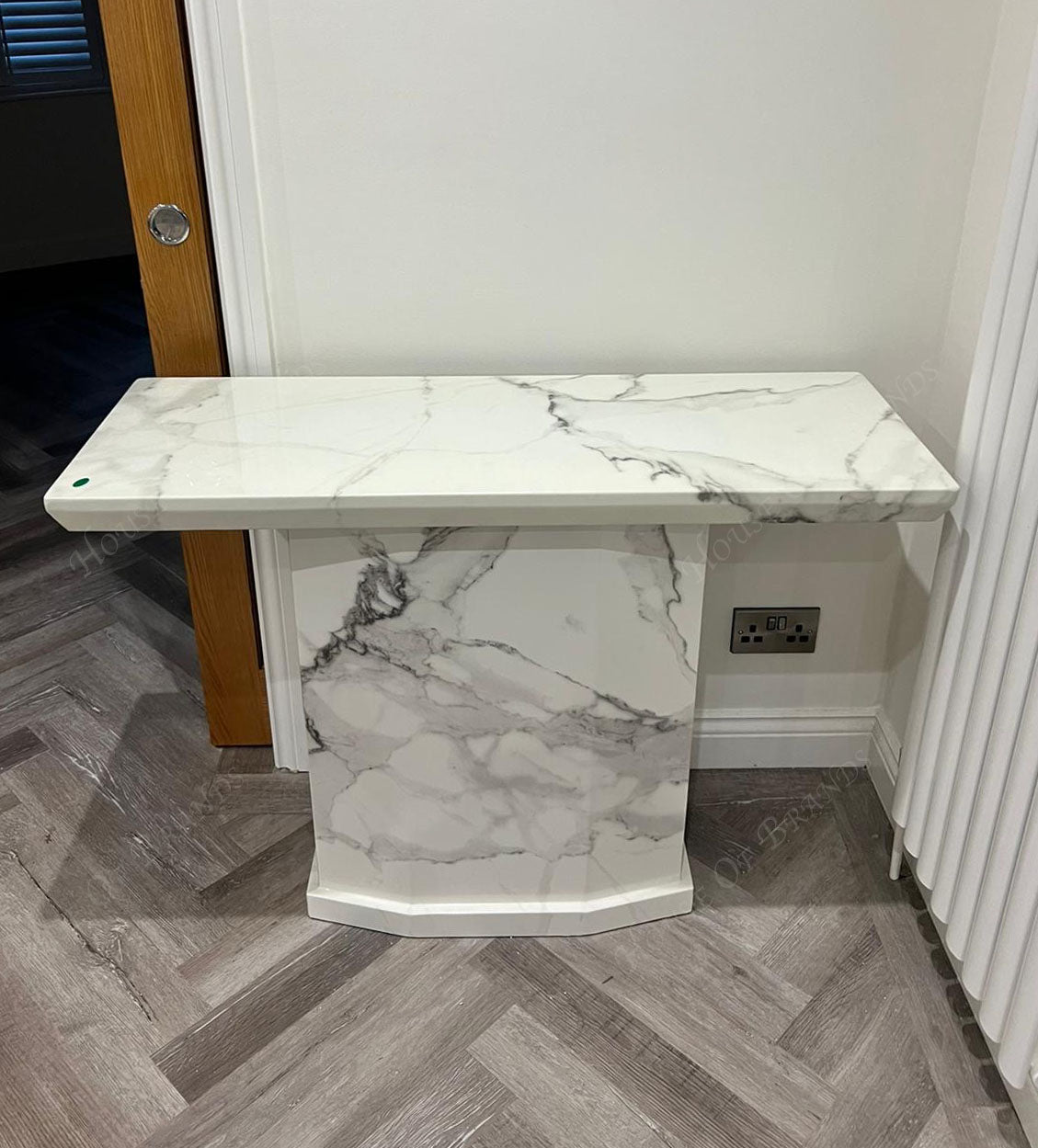 Nero White Marble Console Table