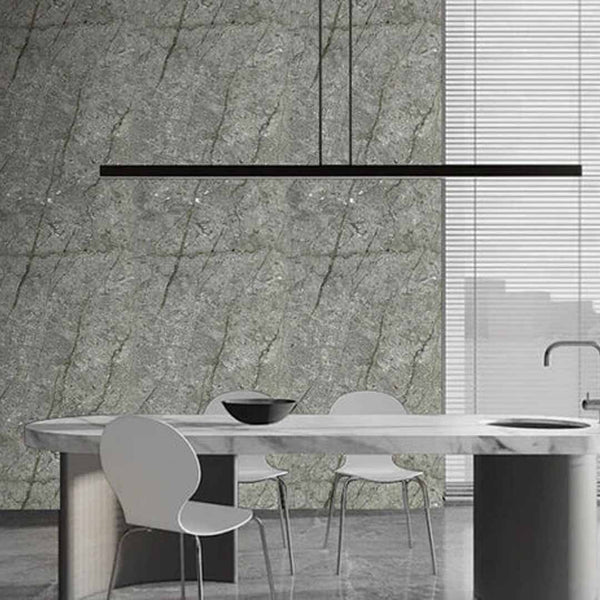 Dark Grey Marble PVC Waterproof Wall Panels – Pack of 4 (240 x 60cm)