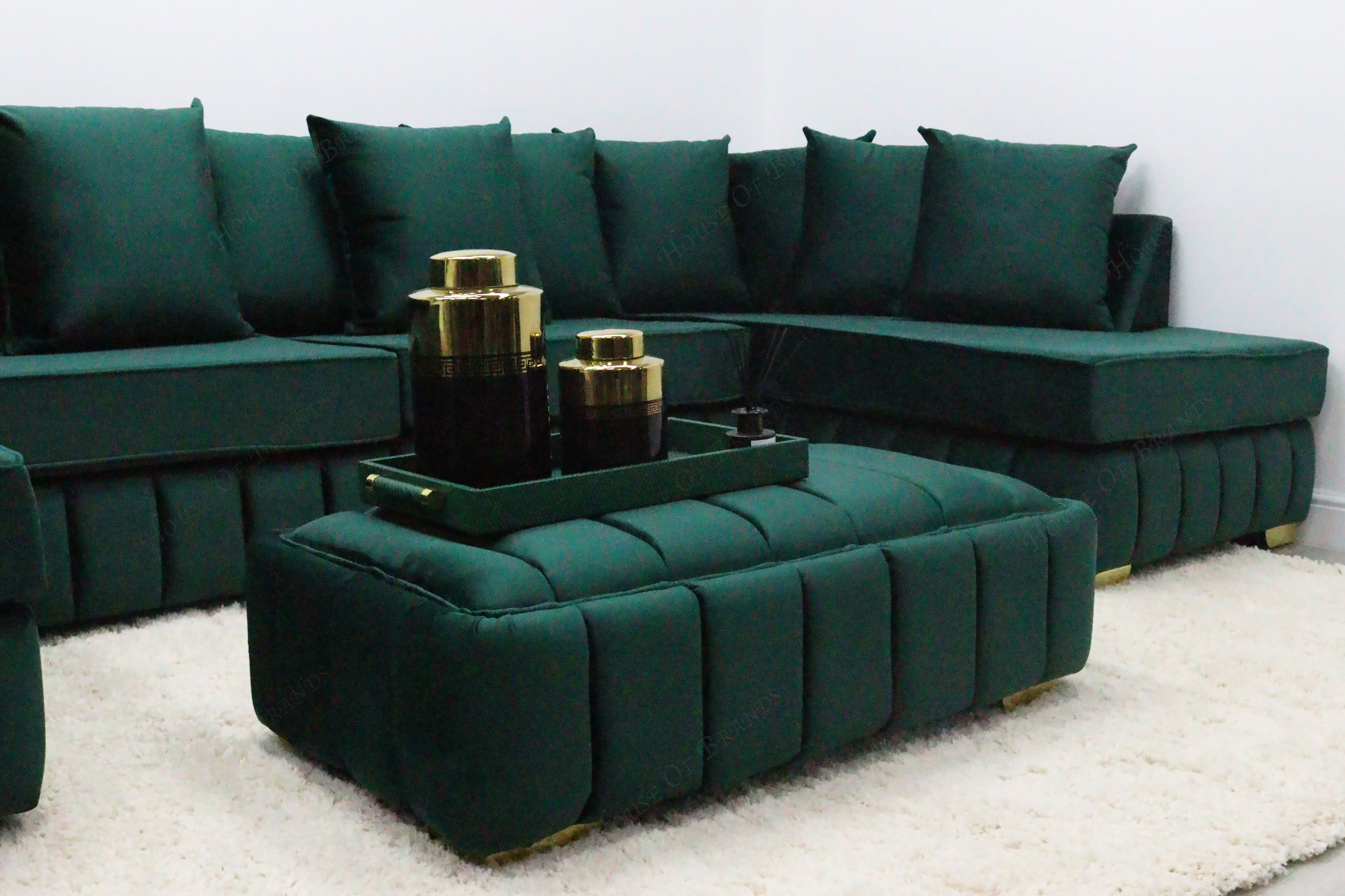 Beverly U Shape Scatter Back Sofa