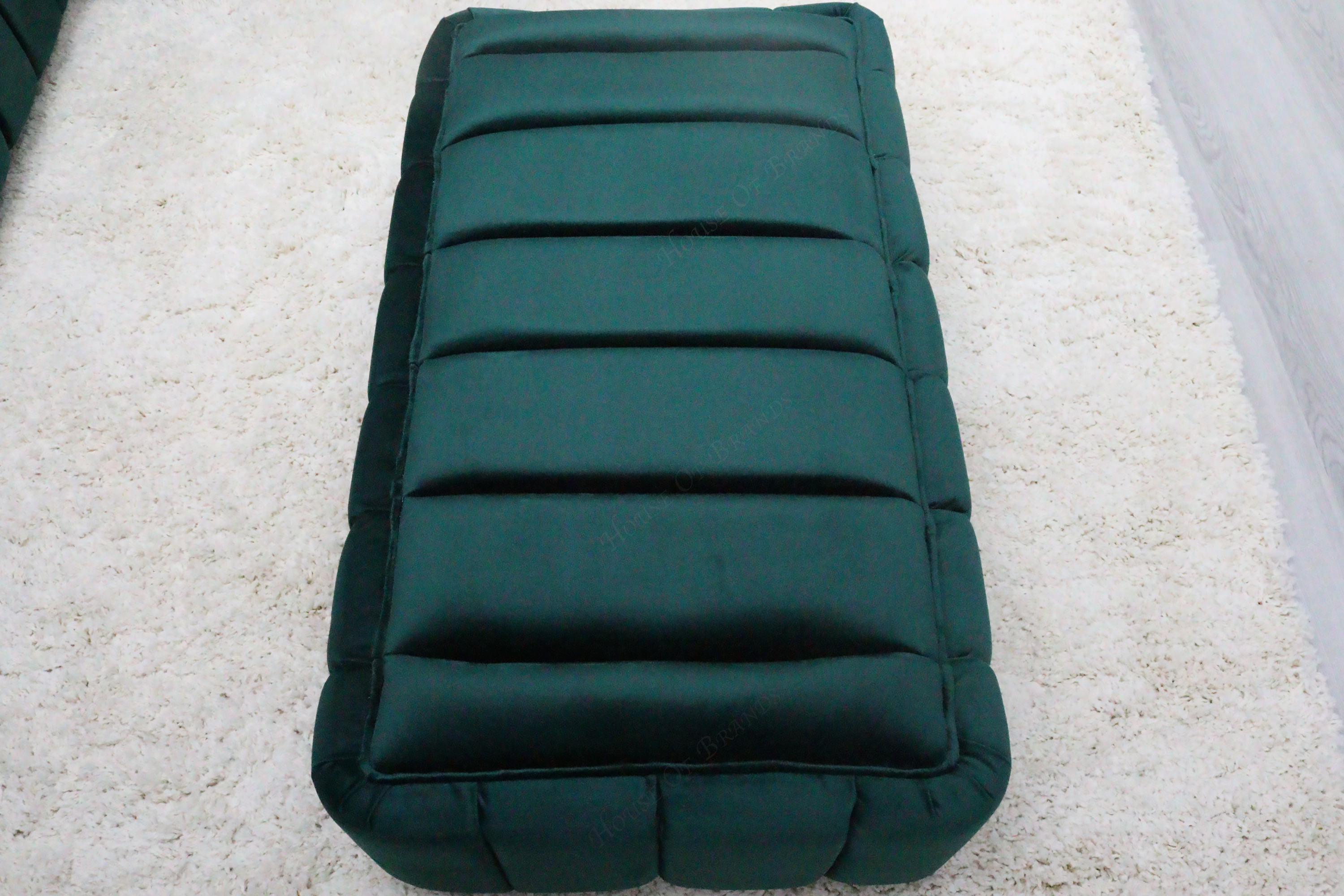Paneled Rectangular Footstool