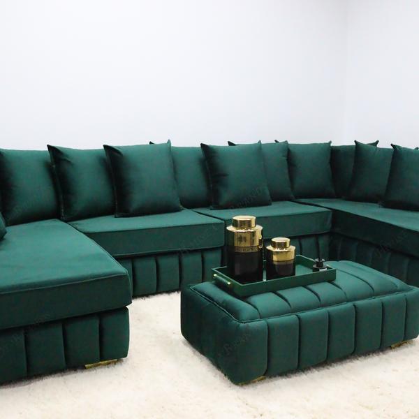 Beverly U Shape Scatter Back Sofa