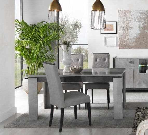 Seville 160-200cm Extending Grey Dining Table