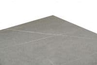 Livia 160cm Grey Ceramic Sintered Marble Dining Table