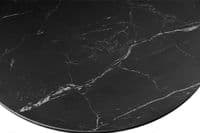 Venatro 200cm Black Sintered Stone Oval Dining Table
