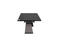 Santorini 180-260cm Extending Black & Gold Vein Ceramic Dining Table