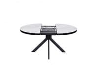Danello 120-160cm Extending White Ceramic Dining Table