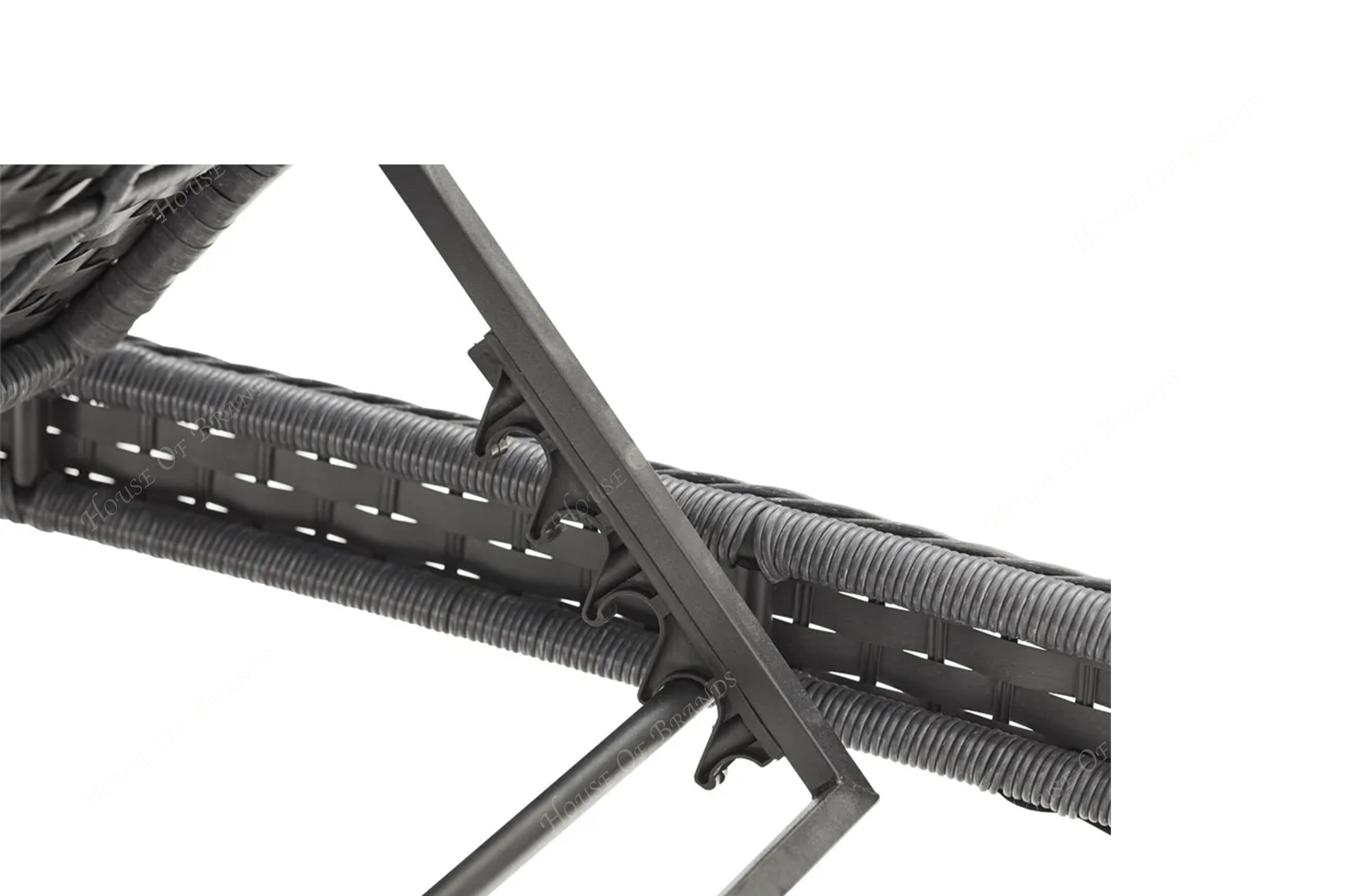 Rattan Grey Lounger Set